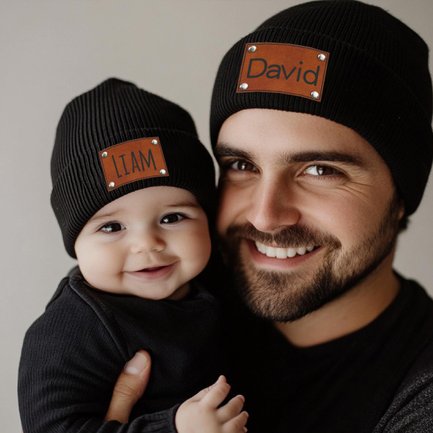 Personalized Name Knitted Unisex Winter Hat for Adult | JNSHat08