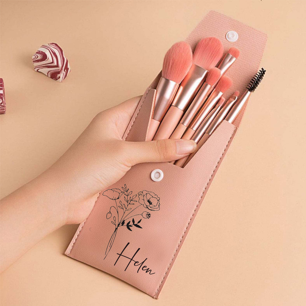 personalized makeup brushes