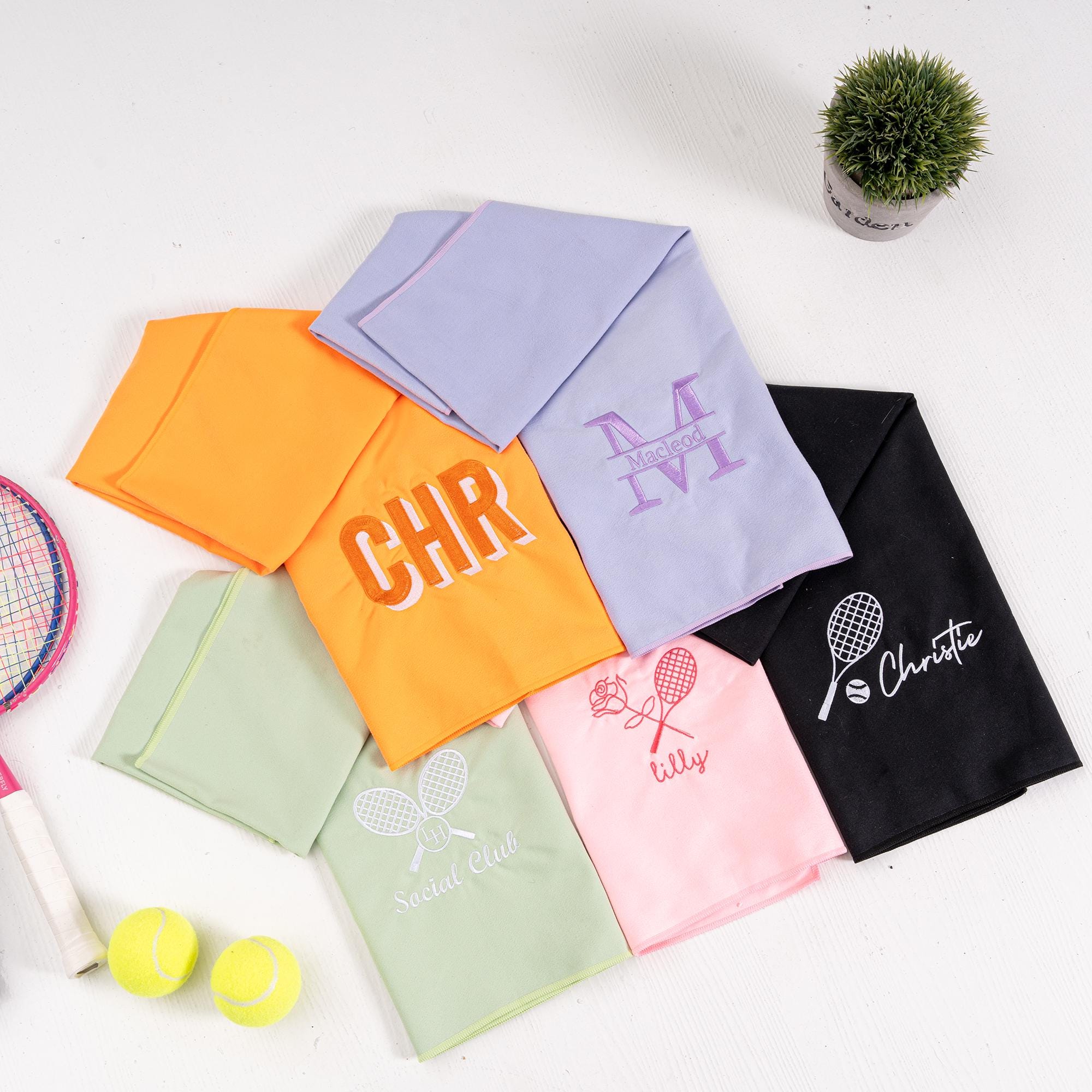 Personalized Name Embroidered Quick-Dry Sports Towel for Unique & Love | JNSCloth61
