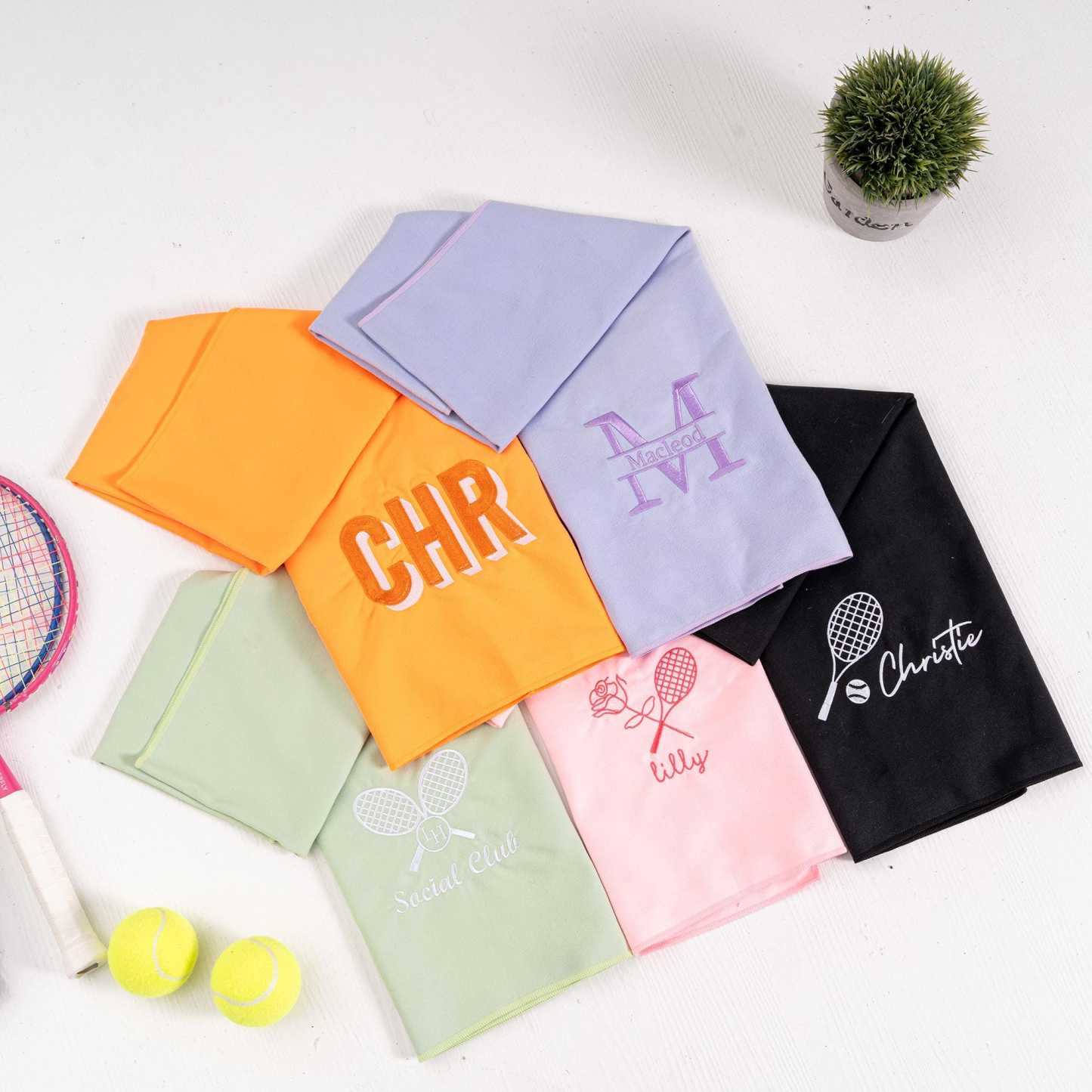 Personalized Name Embroidered Quick-Dry Sports Towel for Unique & Love | JNSCloth61