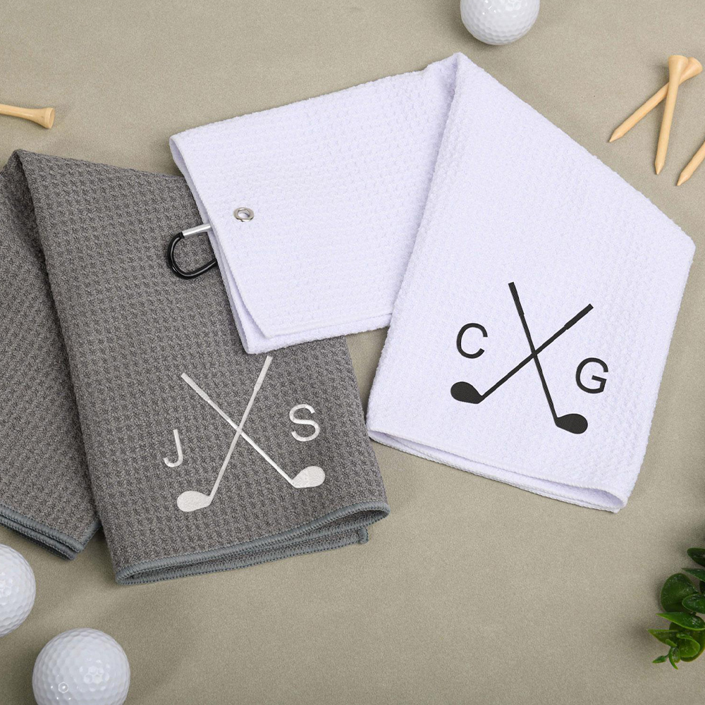 Personalized Monogram Embroidered Golf Towel | JNSCloth36