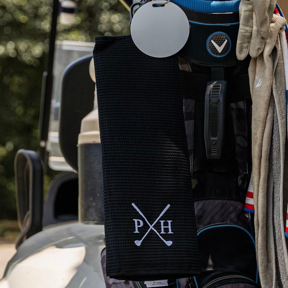 Personalized Monogram Embroidered Golf Towel | JNSCloth36