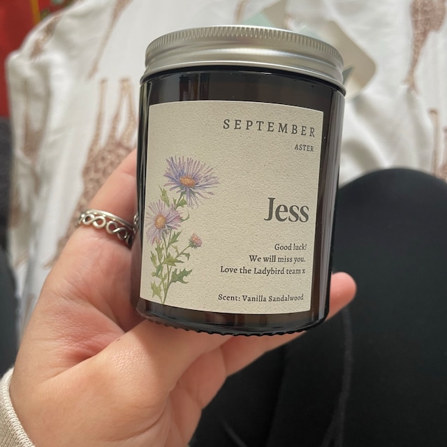 Personalized Birth Flower Candle for Unique & Love | JNSDec55
