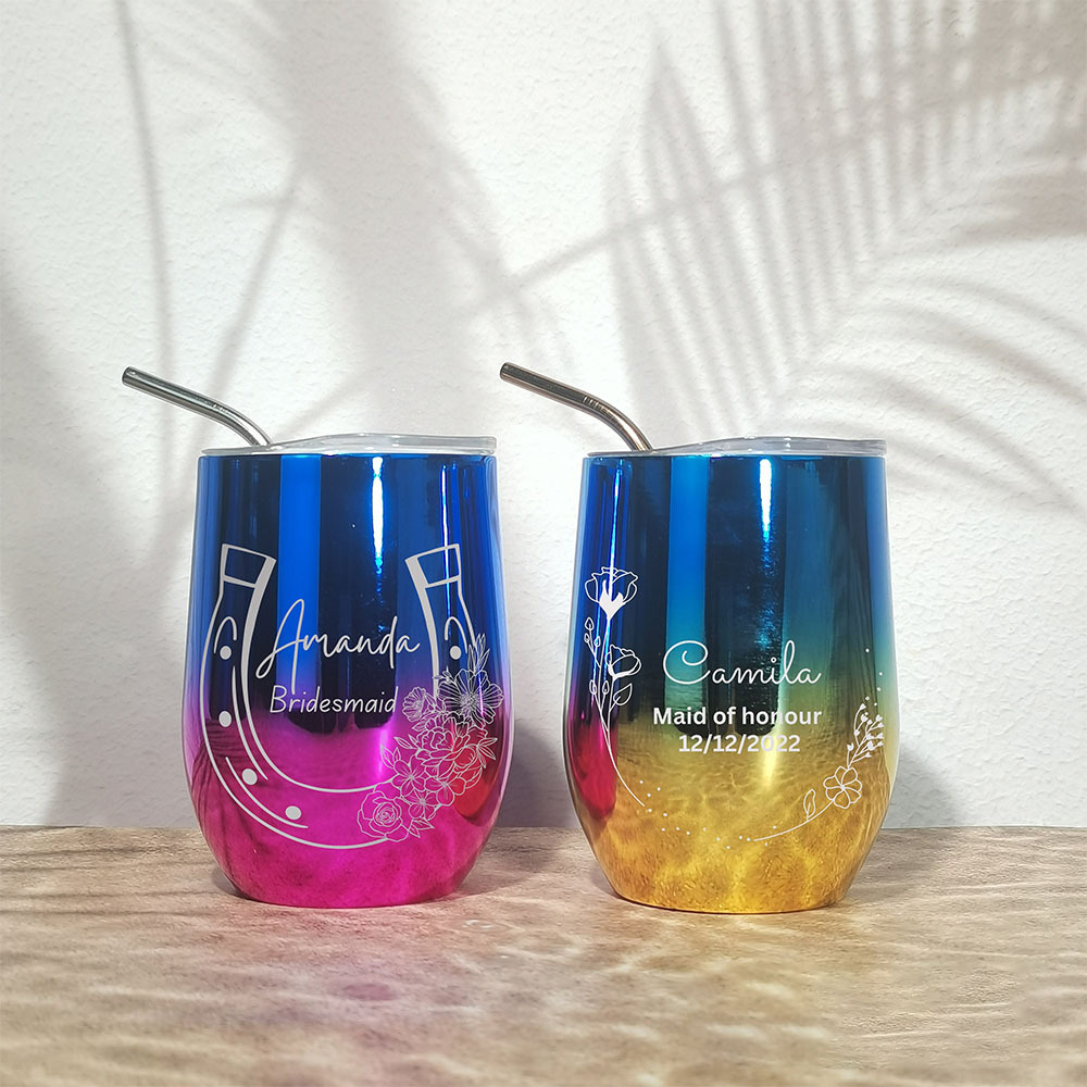 Personalized Name Insulated Steel Laser Engraved Travel Tumbler | JNSBottle04