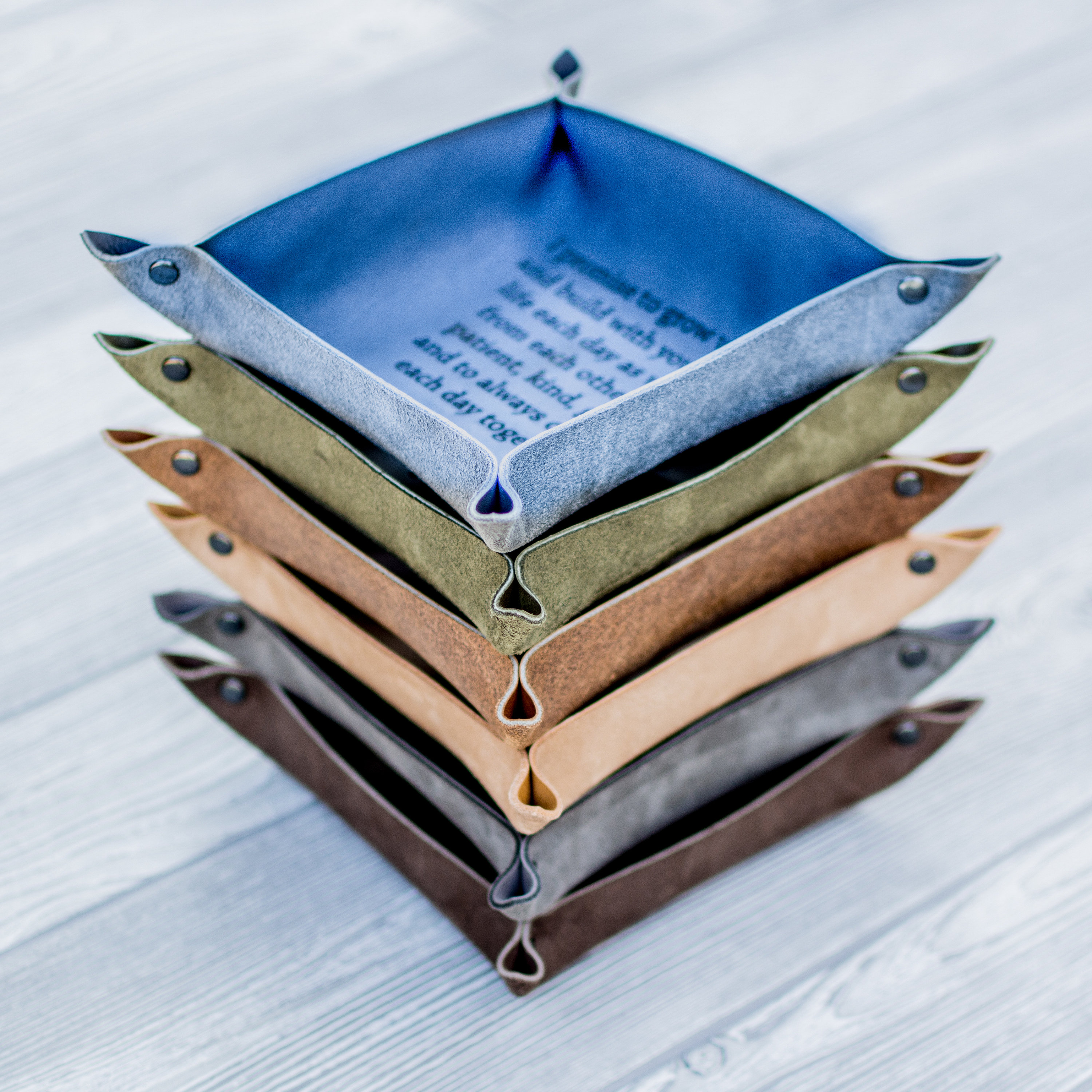Personalized Leather Tray for Unique & Love | JNSDec27