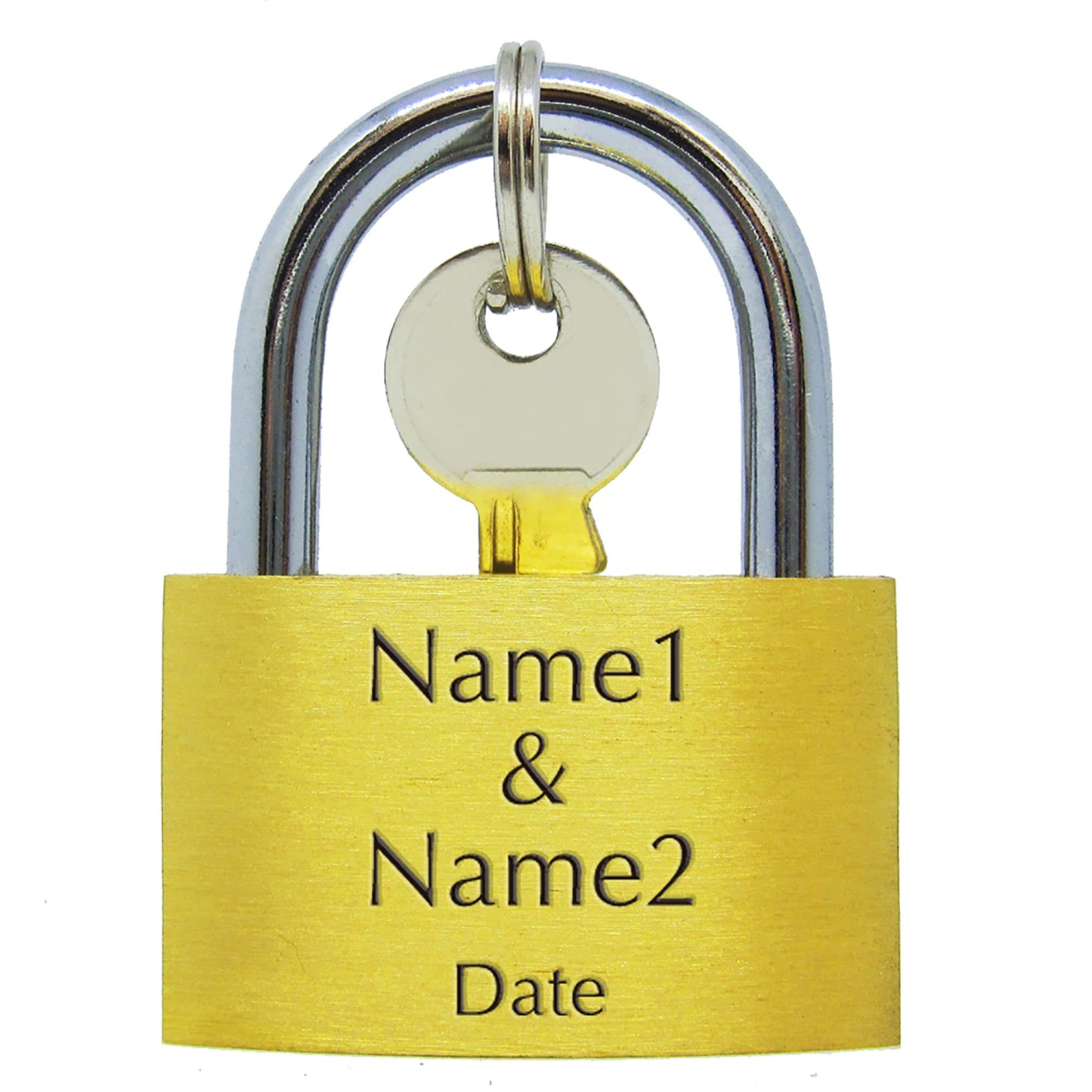 Personalized Engraved Padlock With Any Text for Unique & Love | JNSDec48
