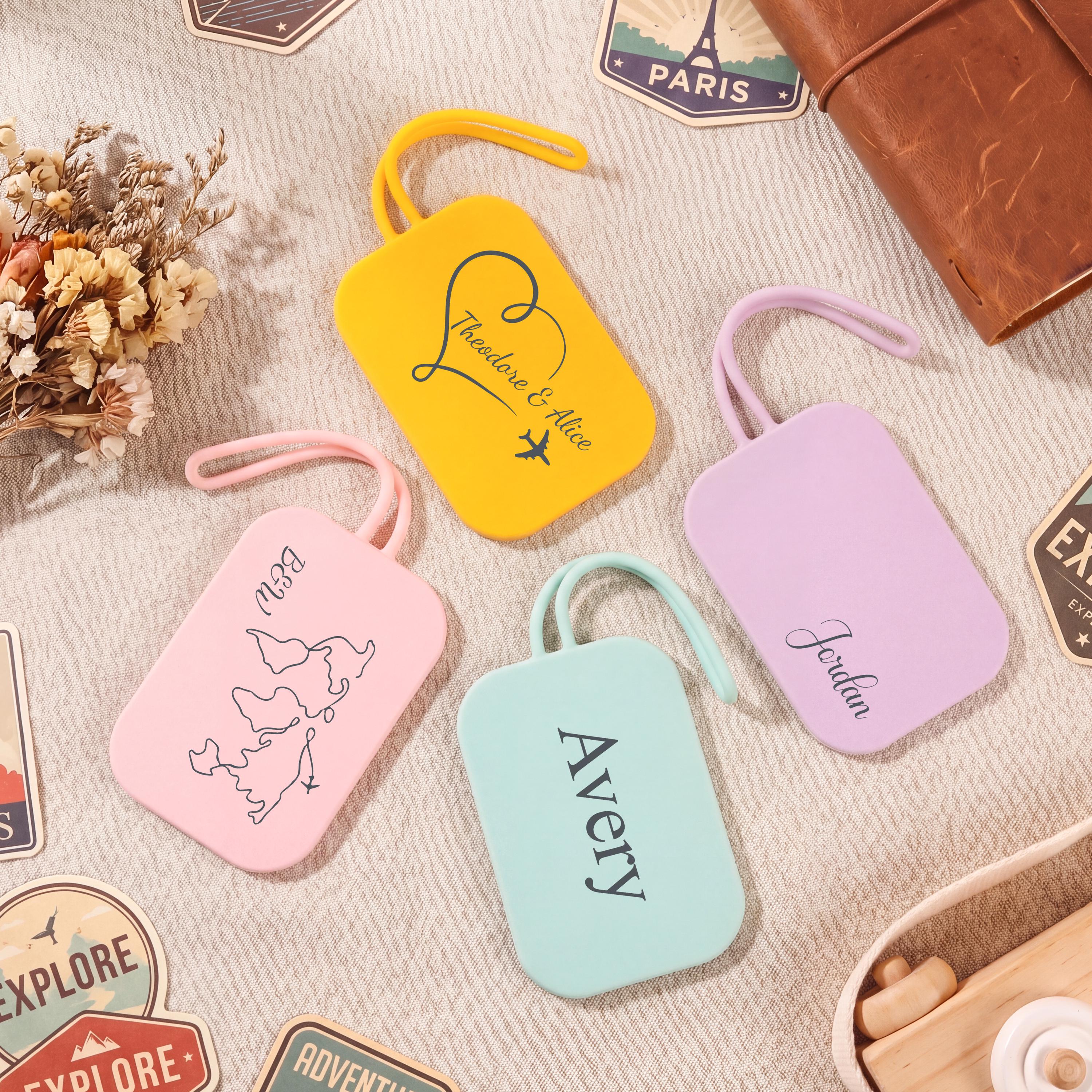 Personalized Name Silicone Luggage Tag for Unique & Love | JNSDec215