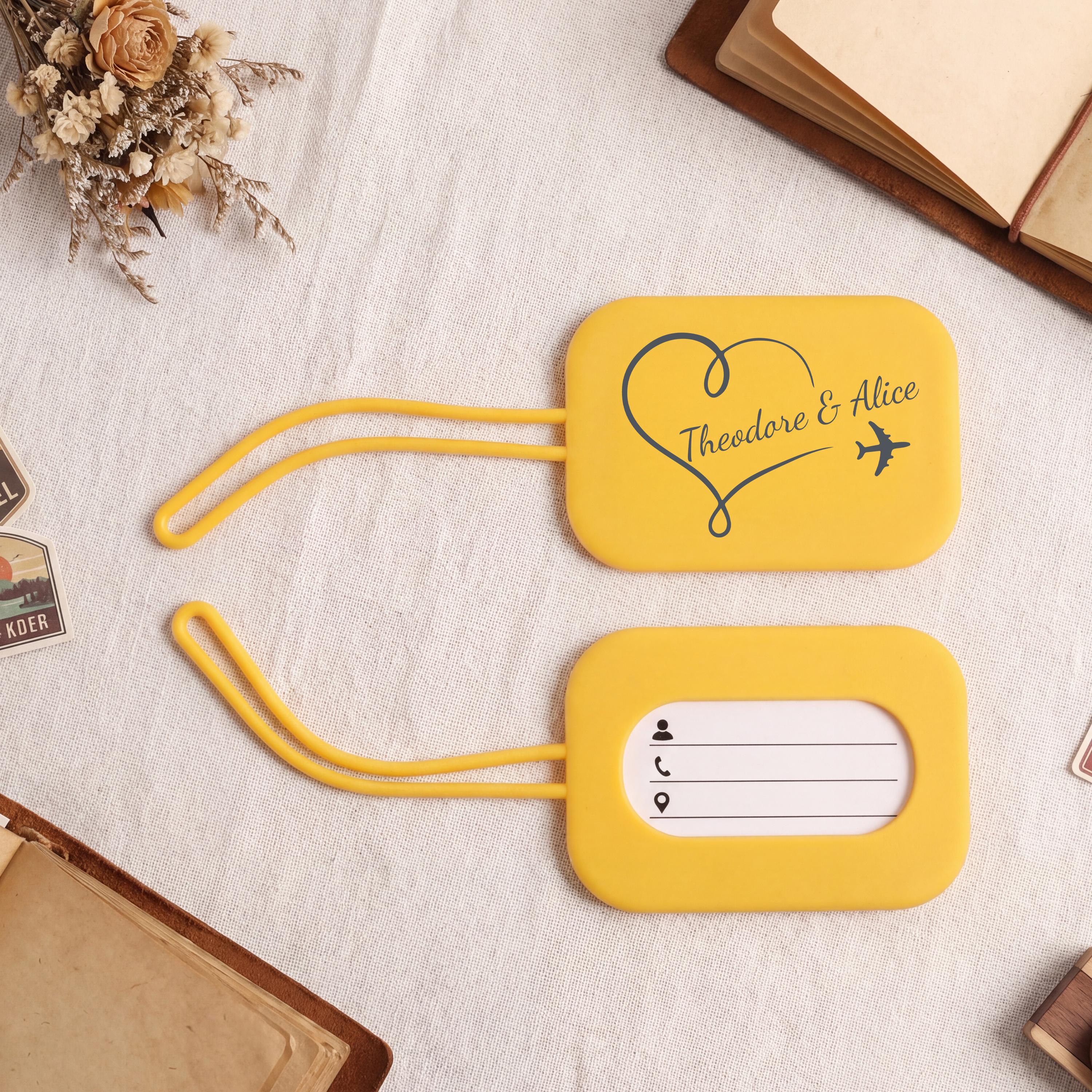 Personalized Name Silicone Luggage Tag for Unique & Love | JNSDec215