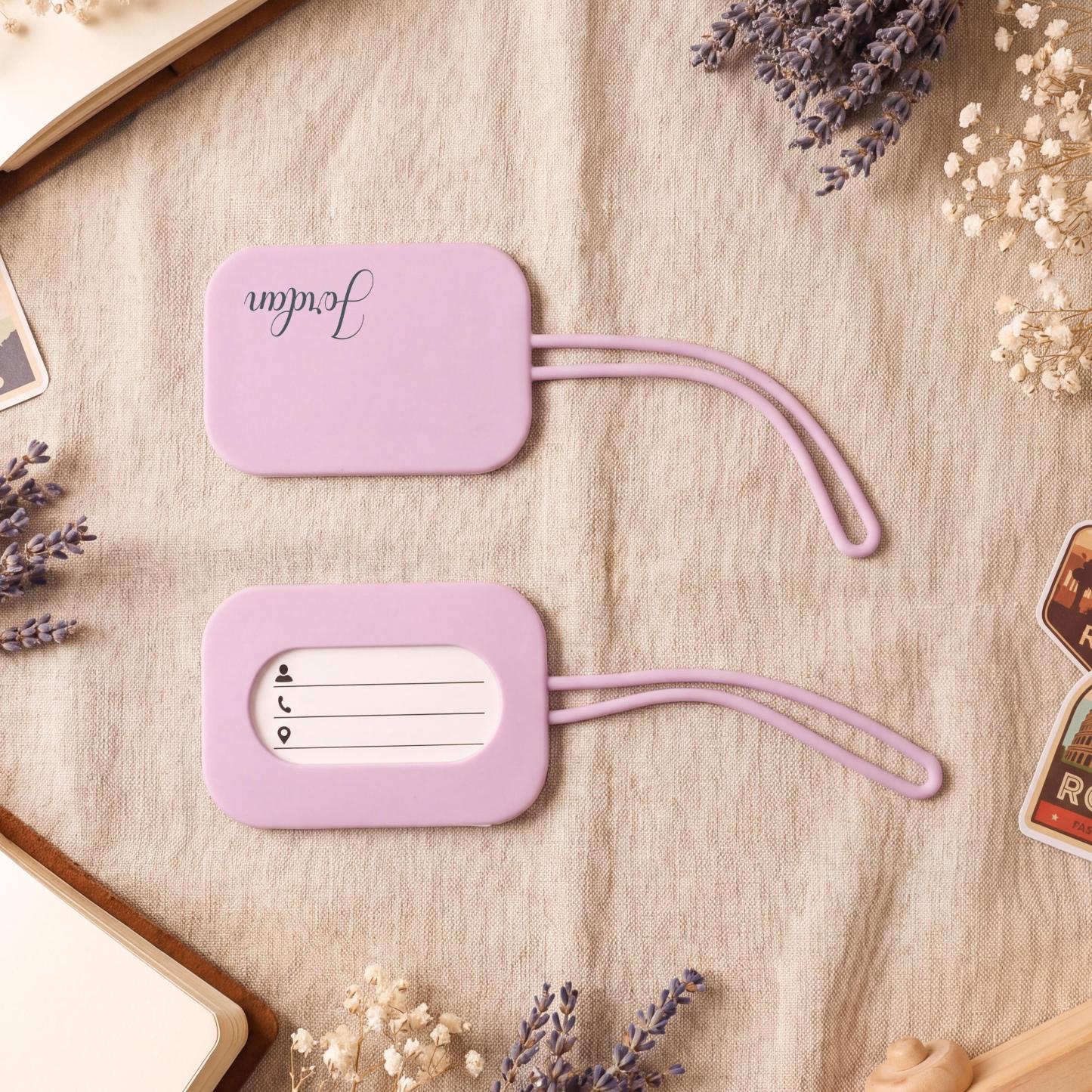 Personalized Name Silicone Luggage Tag for Unique & Love | JNSDec215
