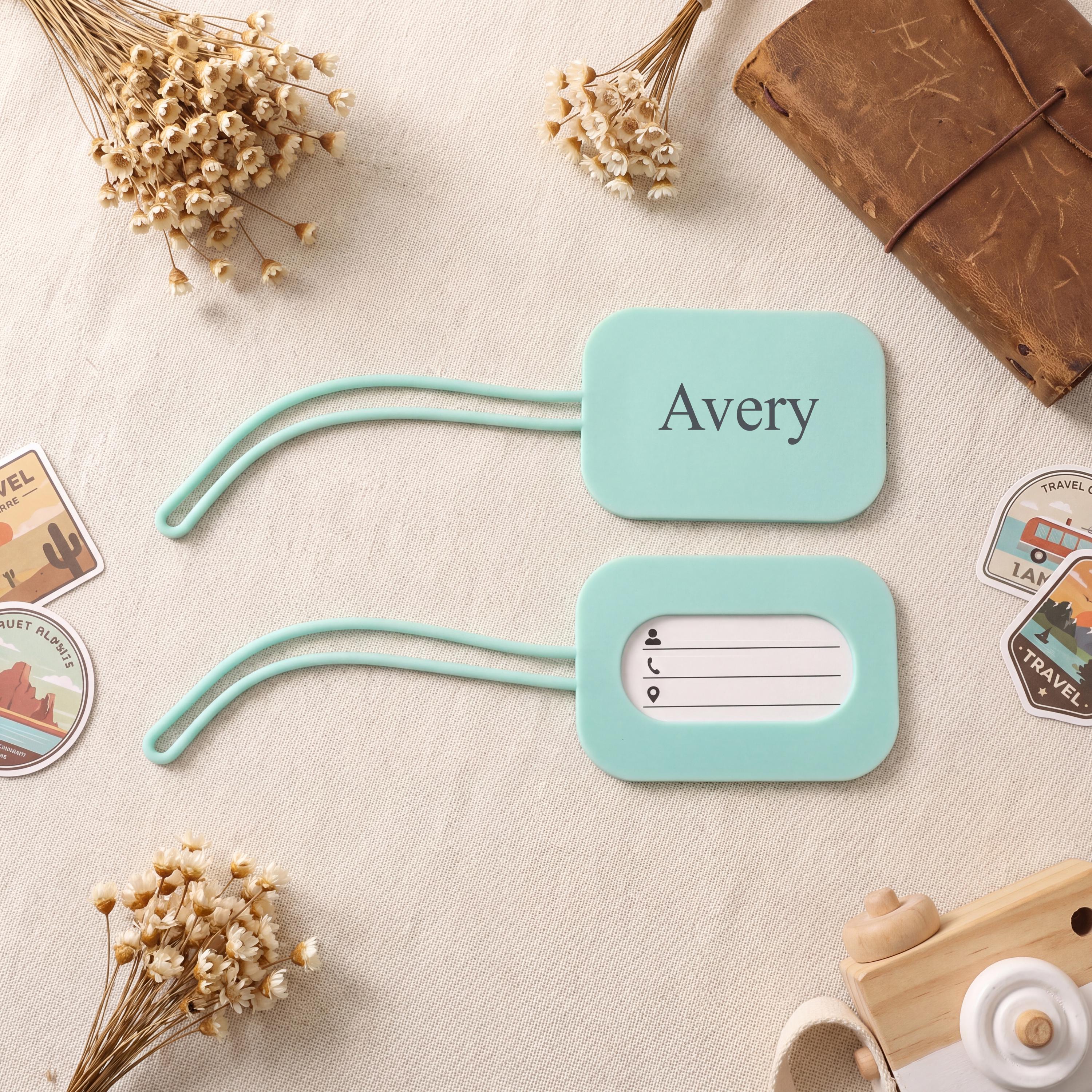 Personalized Name Silicone Luggage Tag for Unique & Love | JNSDec215