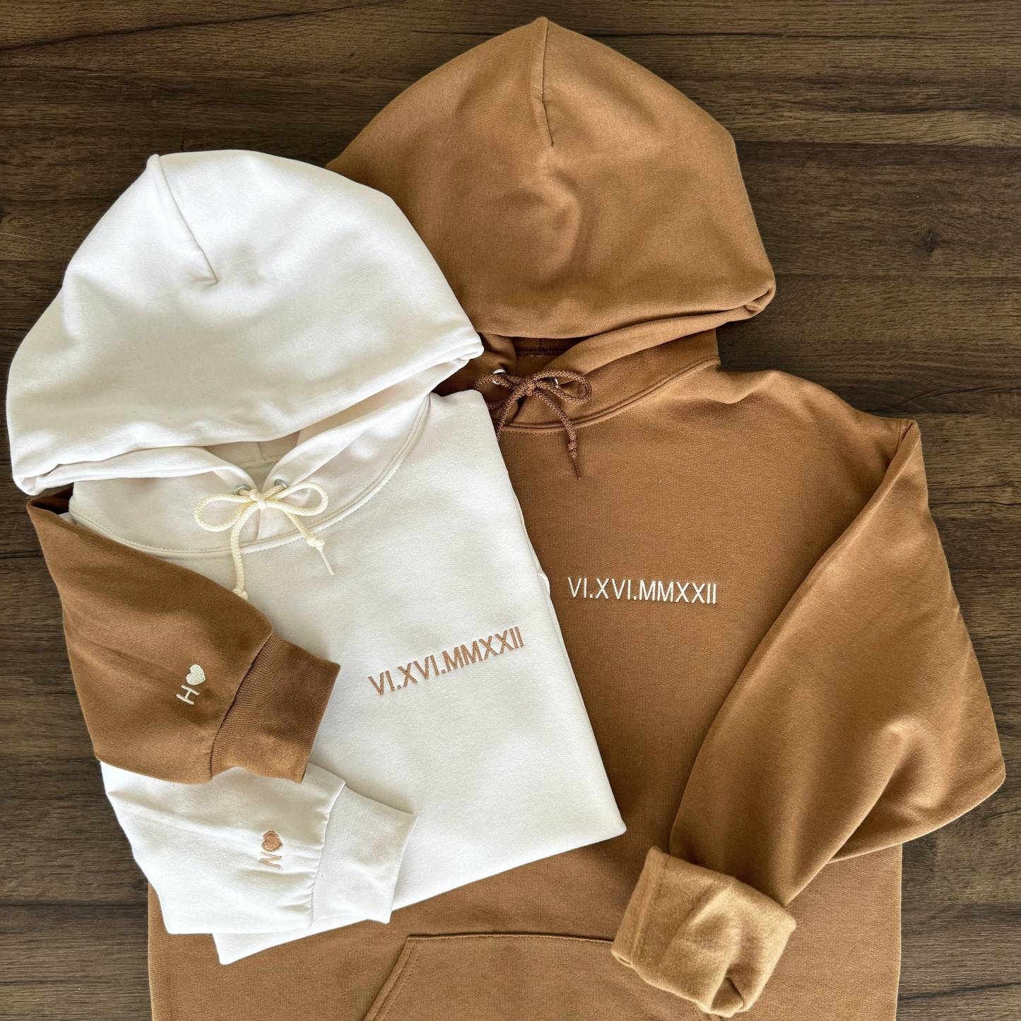 Personalized Embroidered Roman Numeral Hoodie for Unique & Love | JNSCloth15