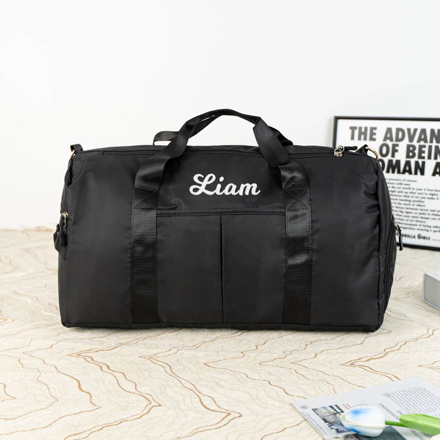 Personalized Embroidered Travel Duffle Bag for Unique & Love | JNSBag118