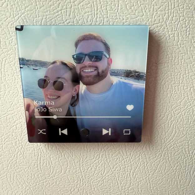 Personalized Photo Music Fridge Magnet for Unique & Love | JNSDec131