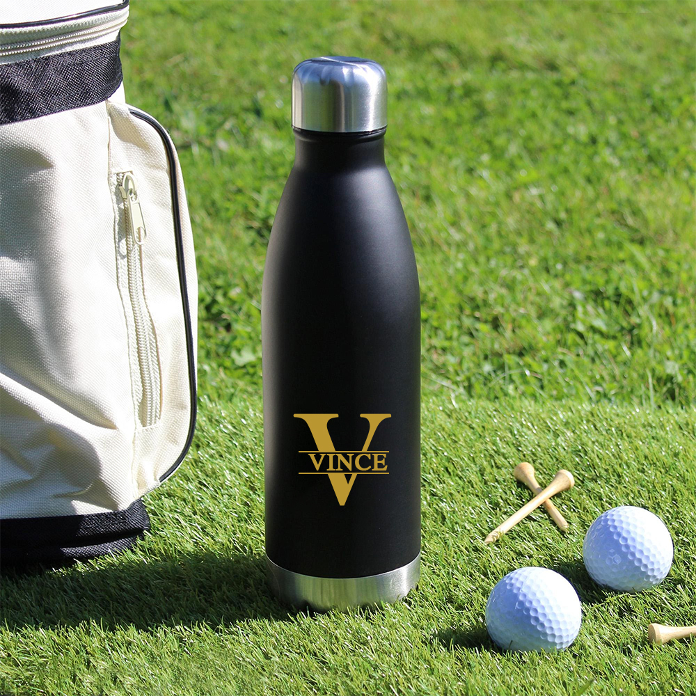 Personalized Monogram Golf Insulated Water Bottle | JNSBottle01