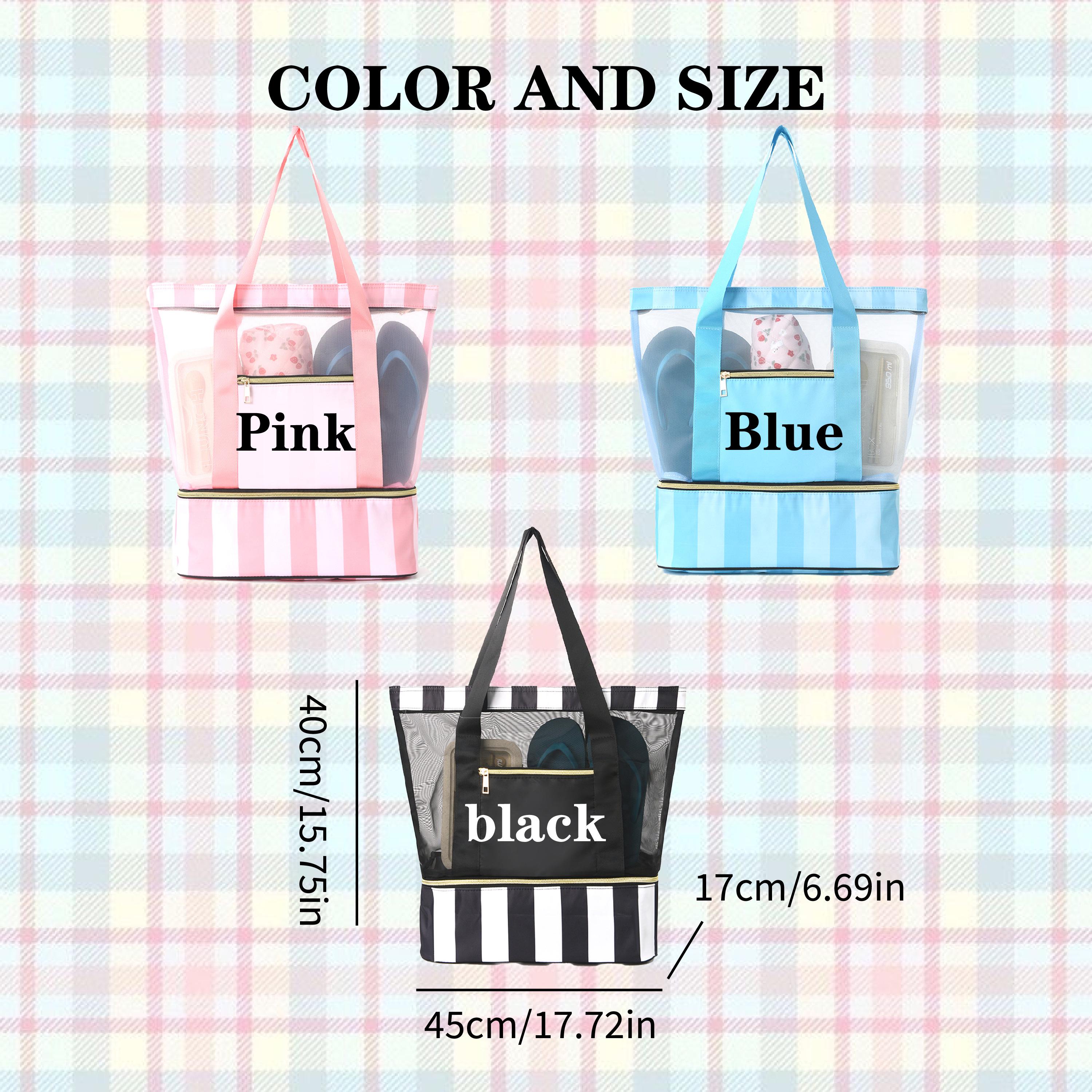 Personalized Embroidered Mesh Tote Bag with Shoes Pocket for Unique & Love | JNSBag143