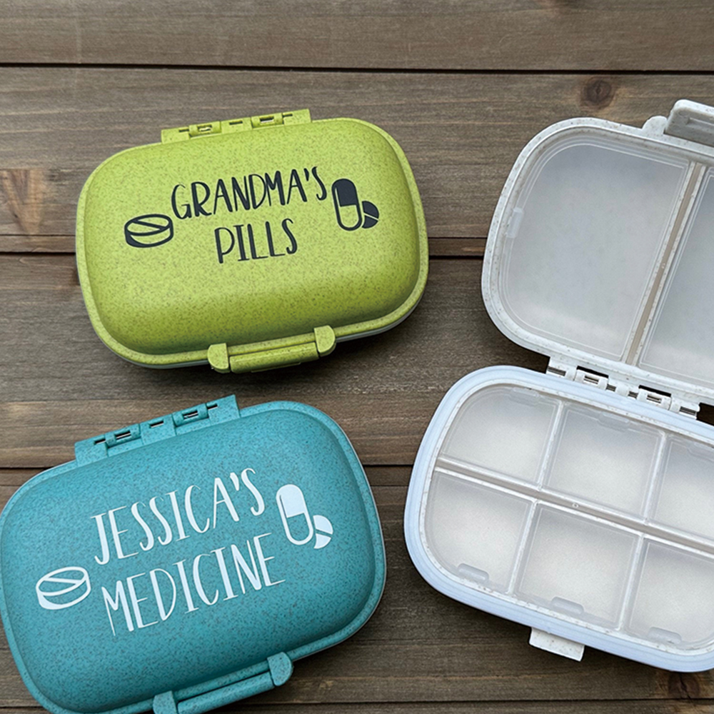 Personalized Name Travel Pill Organizer Box for Unique & Love | JNSCase08