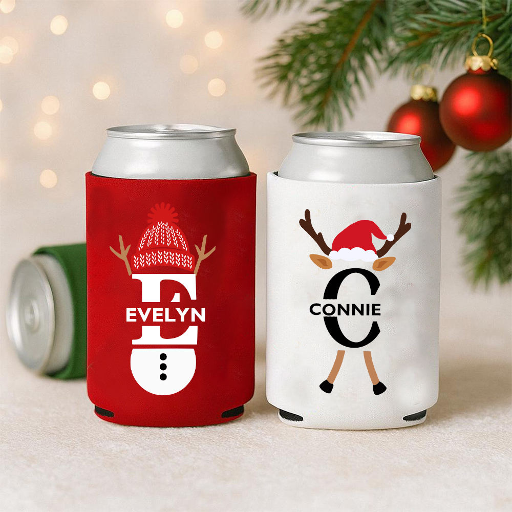 Personalized Family Christmas Can Coolers for Unique & Love | JNSDec179