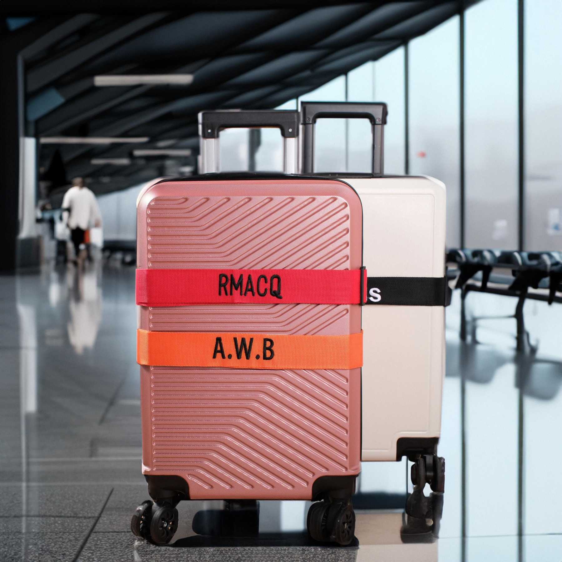 Personalized Name Embroidery Luggage Strap Belt | JNSDec145