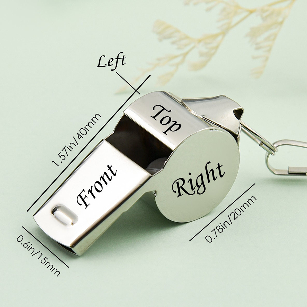 Personalized Engraved Sports Whistle for Coach & Teacher gift  | JNSTool16
