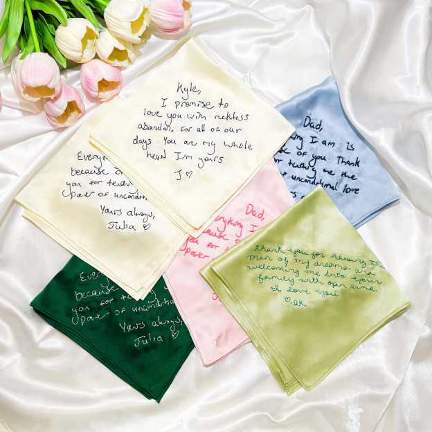 Personalized Embroidered Handkerchief for Unique & Love | JNSCloth47