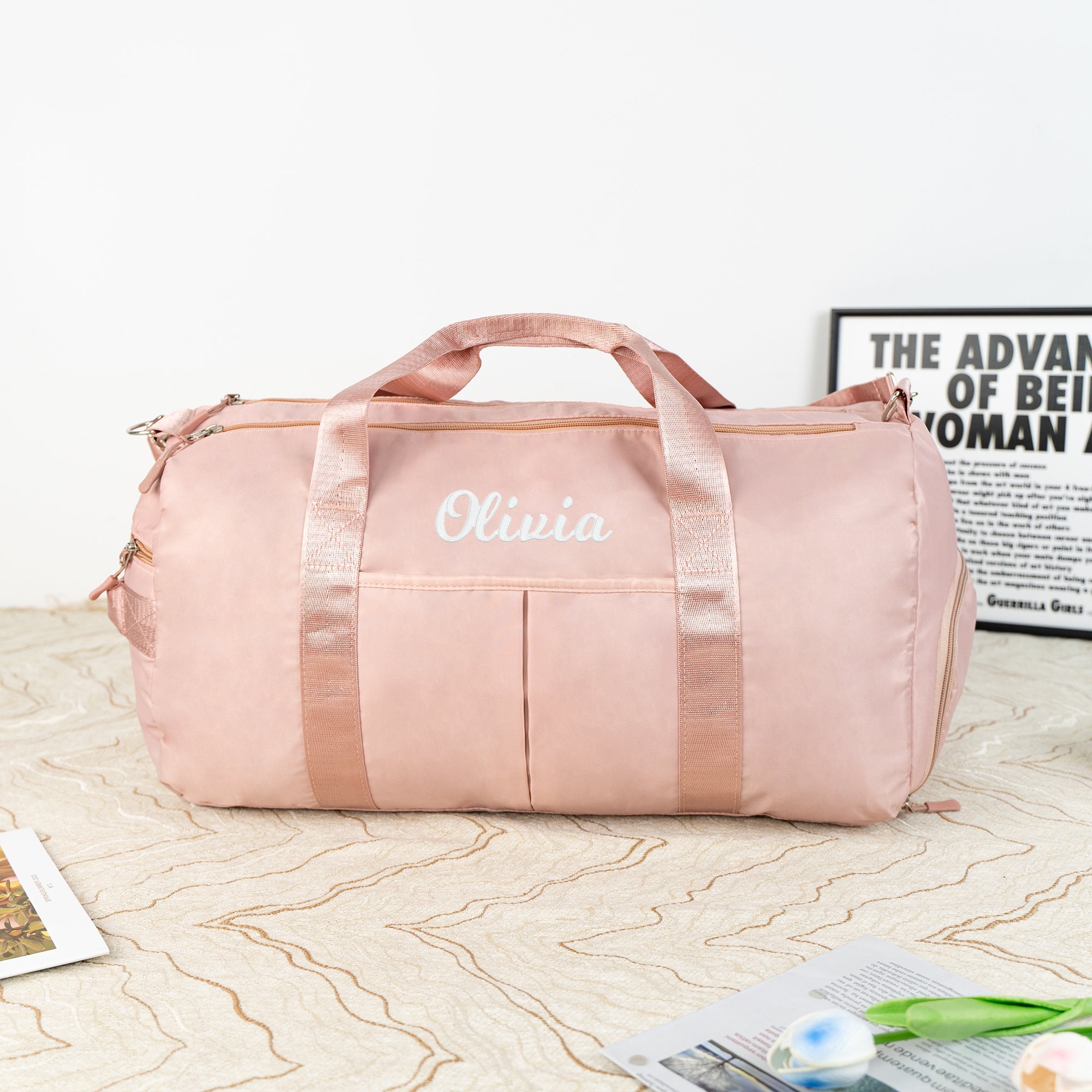 Personalized Embroidered Travel Duffle Bag for Unique & Love | JNSBag118