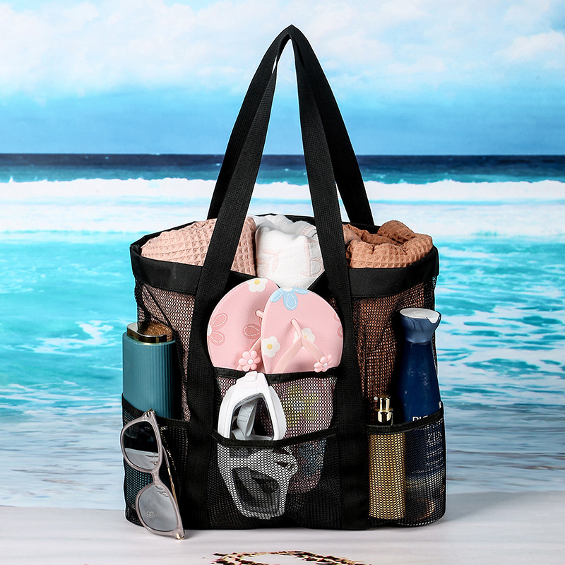 Personalized Embroidered Mesh Beach Bag | JNSBag51