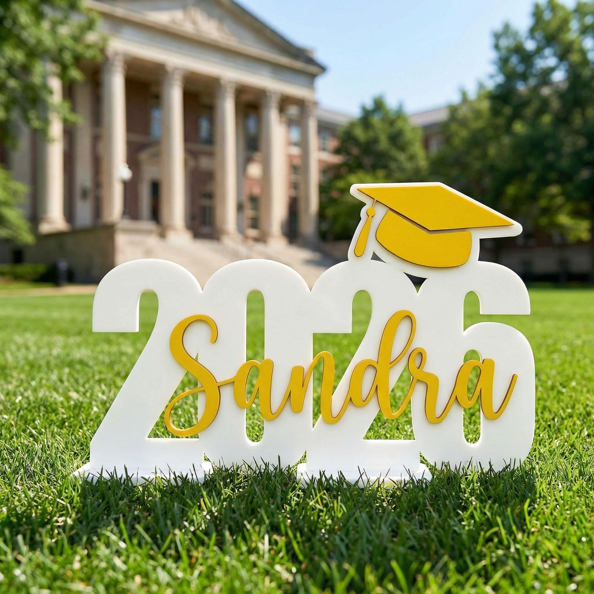 Personalized Name Graduation Sign 2026 for Unique & Love | JNSDec206