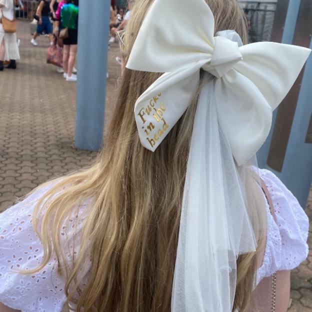 Personalized Name Bow Veil for Unique & Love | JNSCloth31