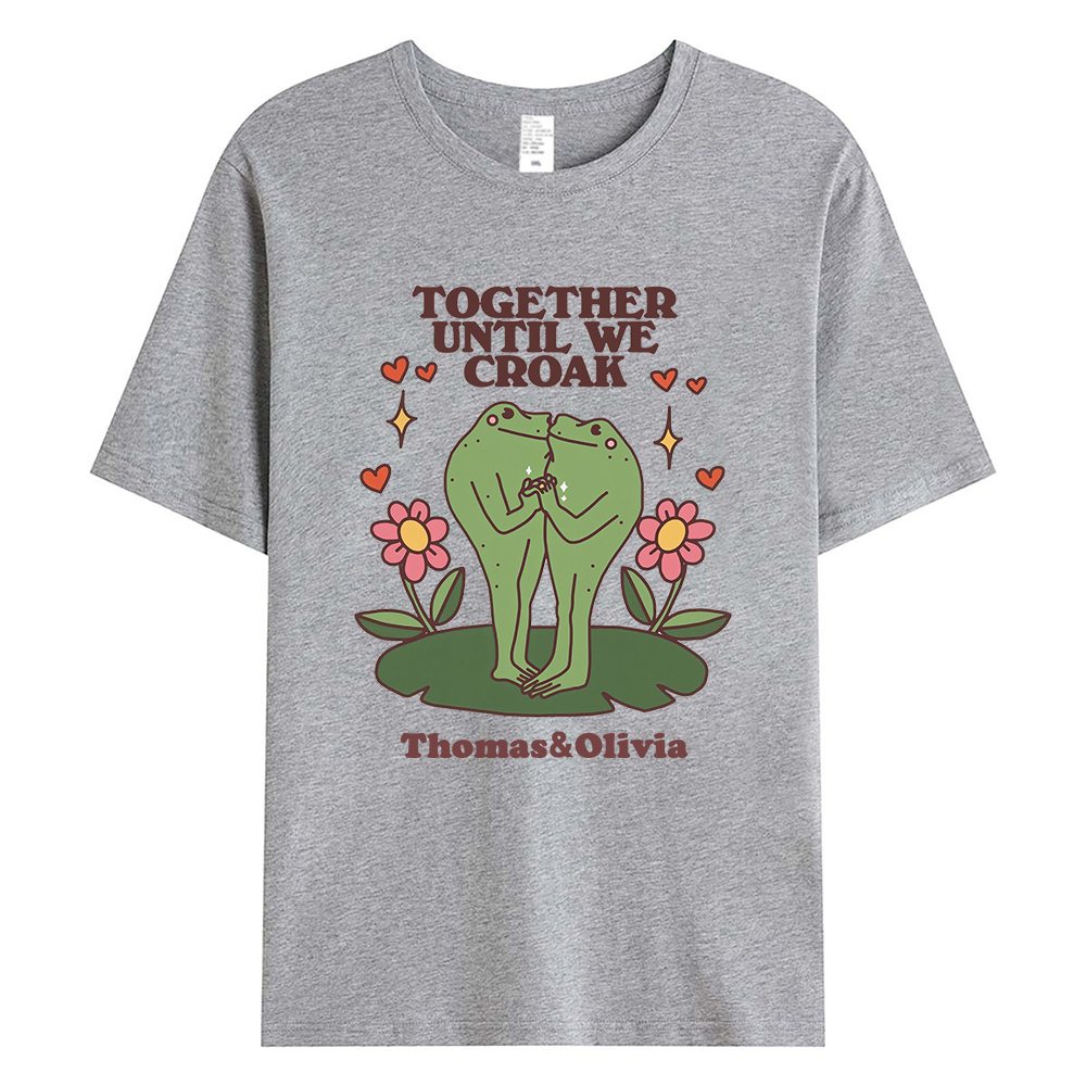 Personalized Name Frog Anniversary Shirt for Unique & Love | JNSCloth48