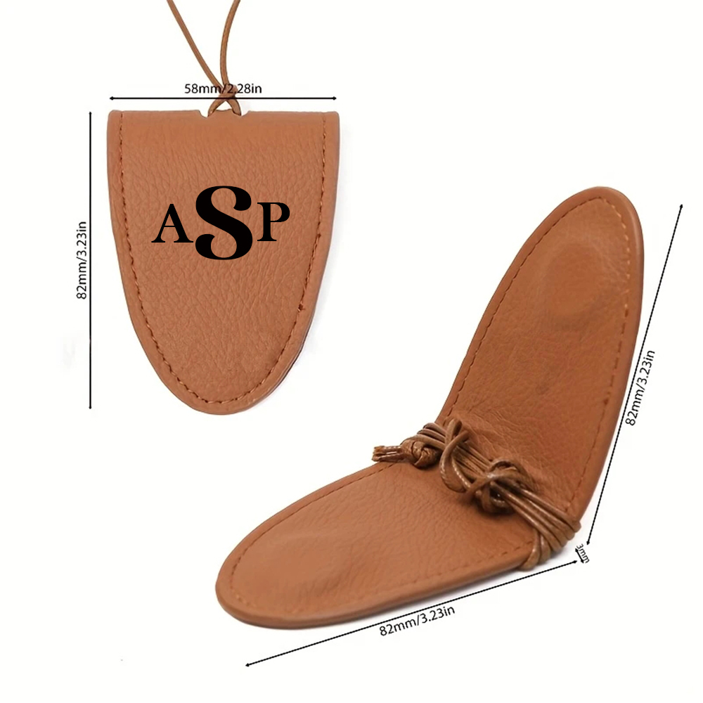 Personalized Name Leather Magnetic Portable Glasses Holder with Strap for Unique & Love | JNSDec162