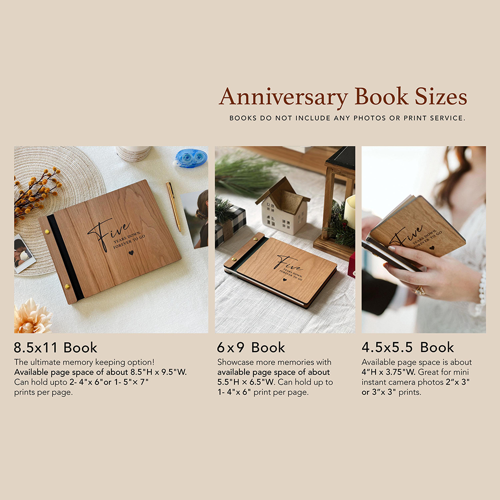 Personalized Wooden Scrapbook for Unique & Love for Unique & Love | JNSDec174