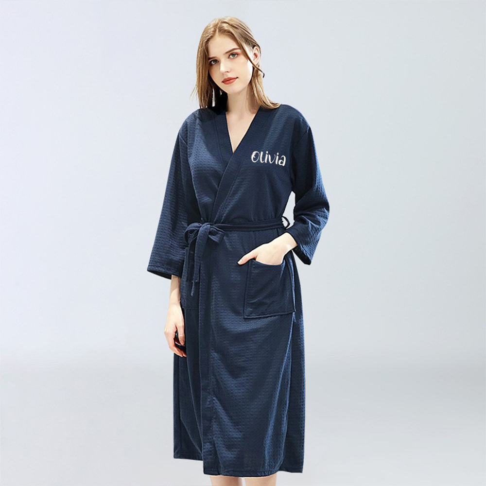 Personalized Monogrammed Waffle Robe for Unique & Love | JNSCloth26