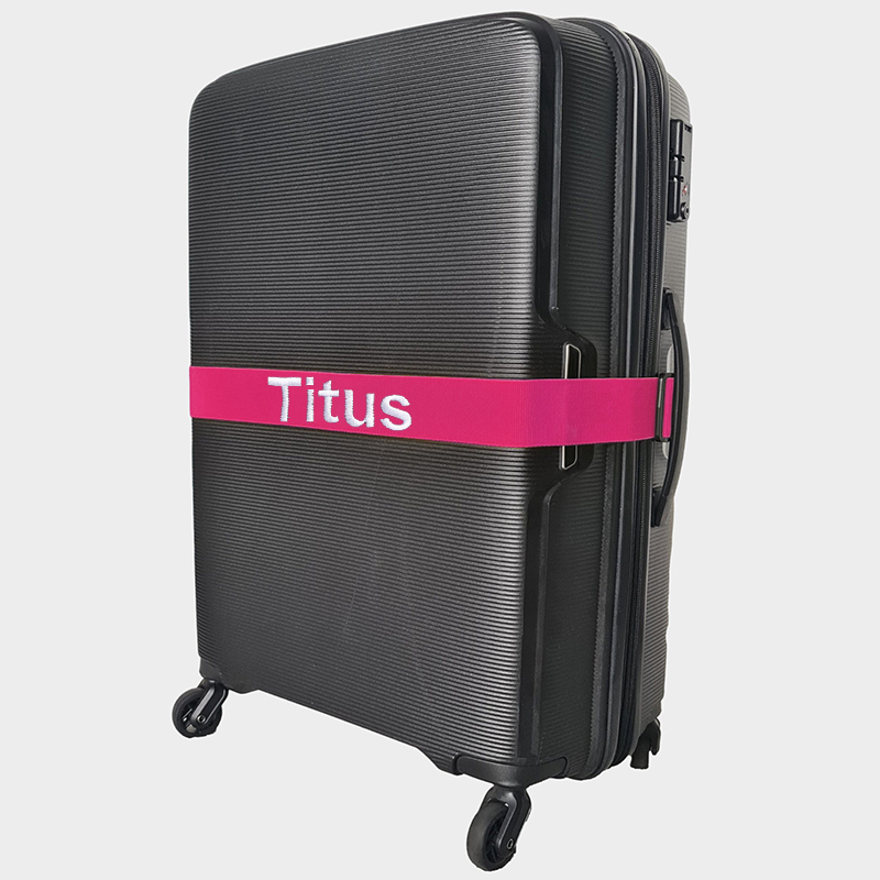 Personalized Name Embroidery Luggage Strap Belt | JNSDec145