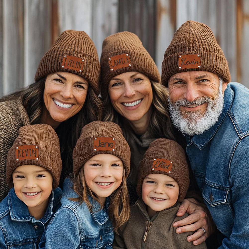 Personalized Name Knitted Unisex Winter Hat for Adult | JNSHat08