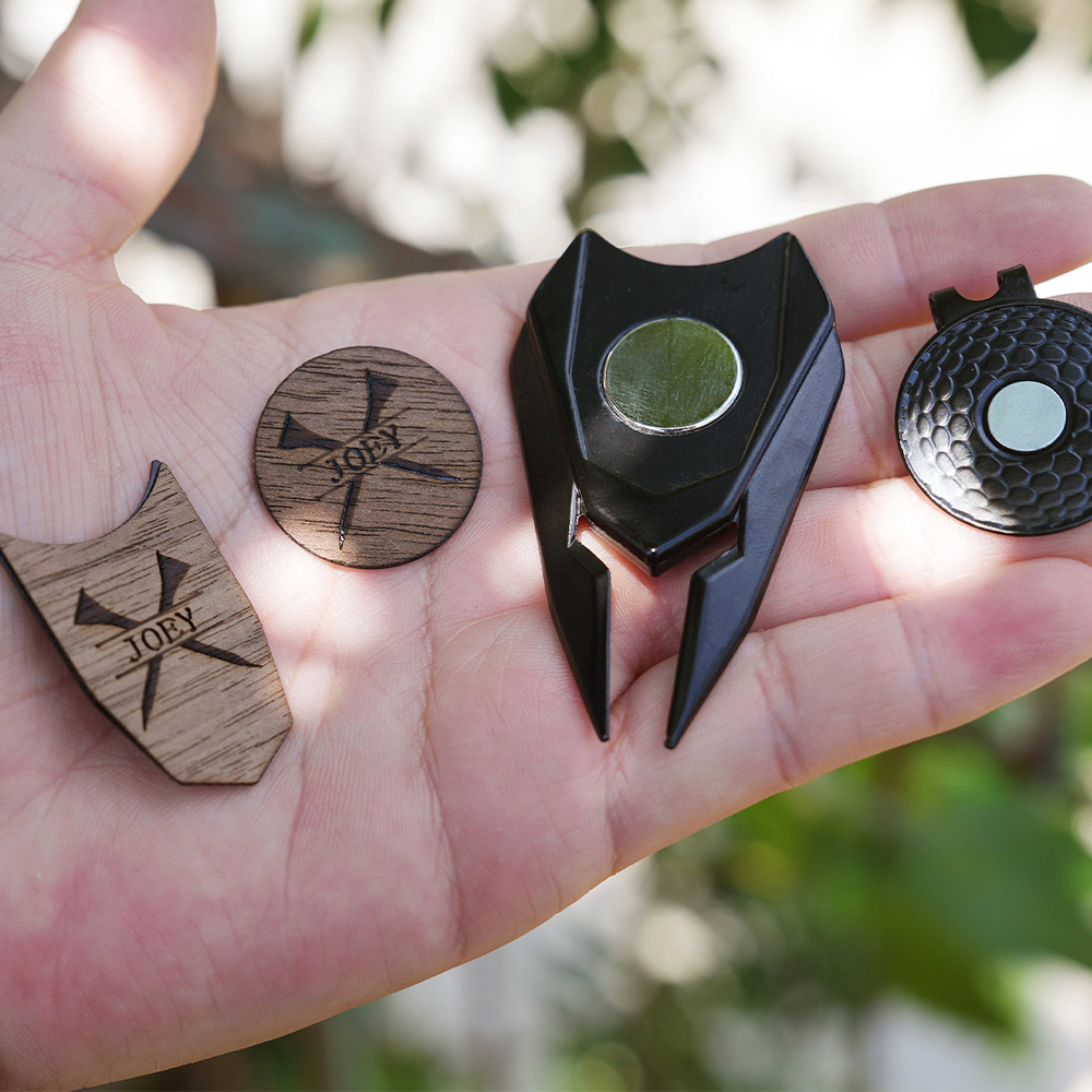 Personalized Monogram Golf Divot Tool and Ball Marker Set | JNSTool06