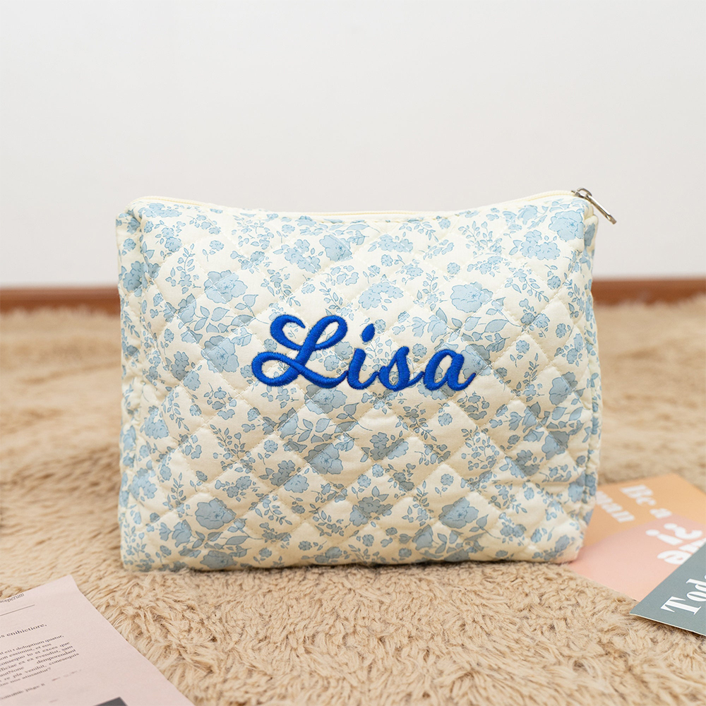 Personalized Monogram Makeup Bag | JNSBag49