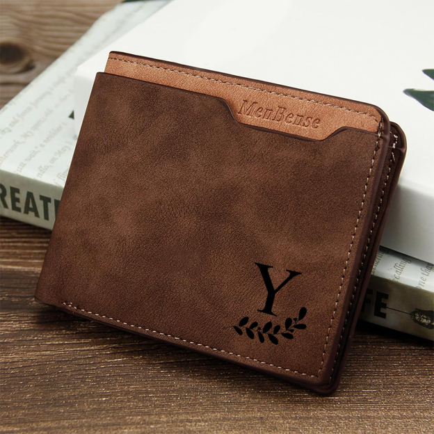 Personalized Leather Monogram Wallet for Unique & Love | JNSBag75