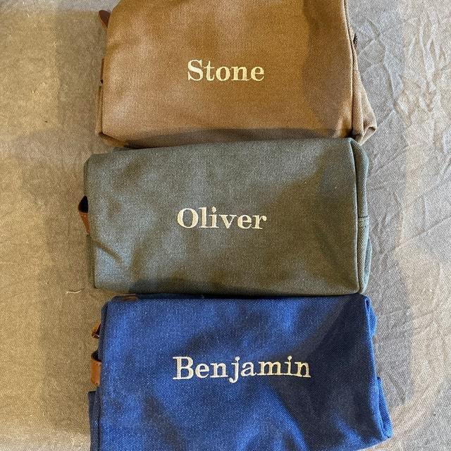 Personalized Monogram Embroidered Toiletry Bag for Unique & Love | JNSBag55