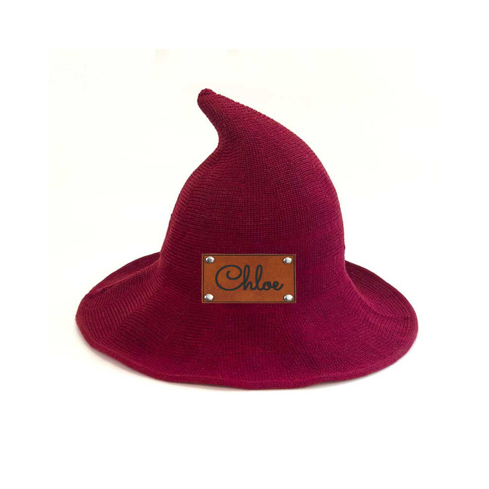 Personalized Name Knitted Halloween Witch Hat for Unique & Love | JNSHat12