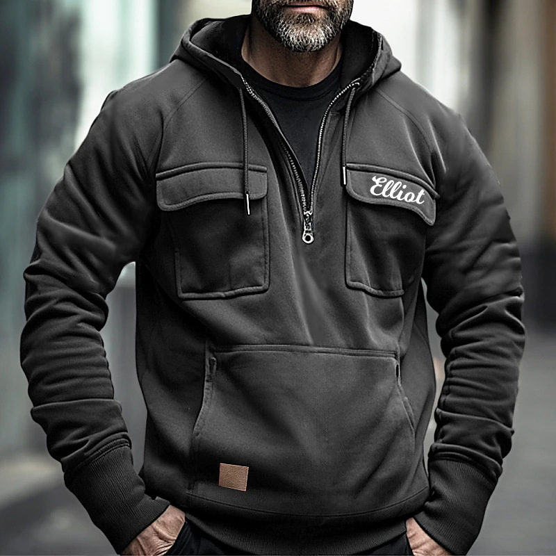 Personalized Name Retro Hooded Sweatshirt for Unique & Love | JNSCloth33