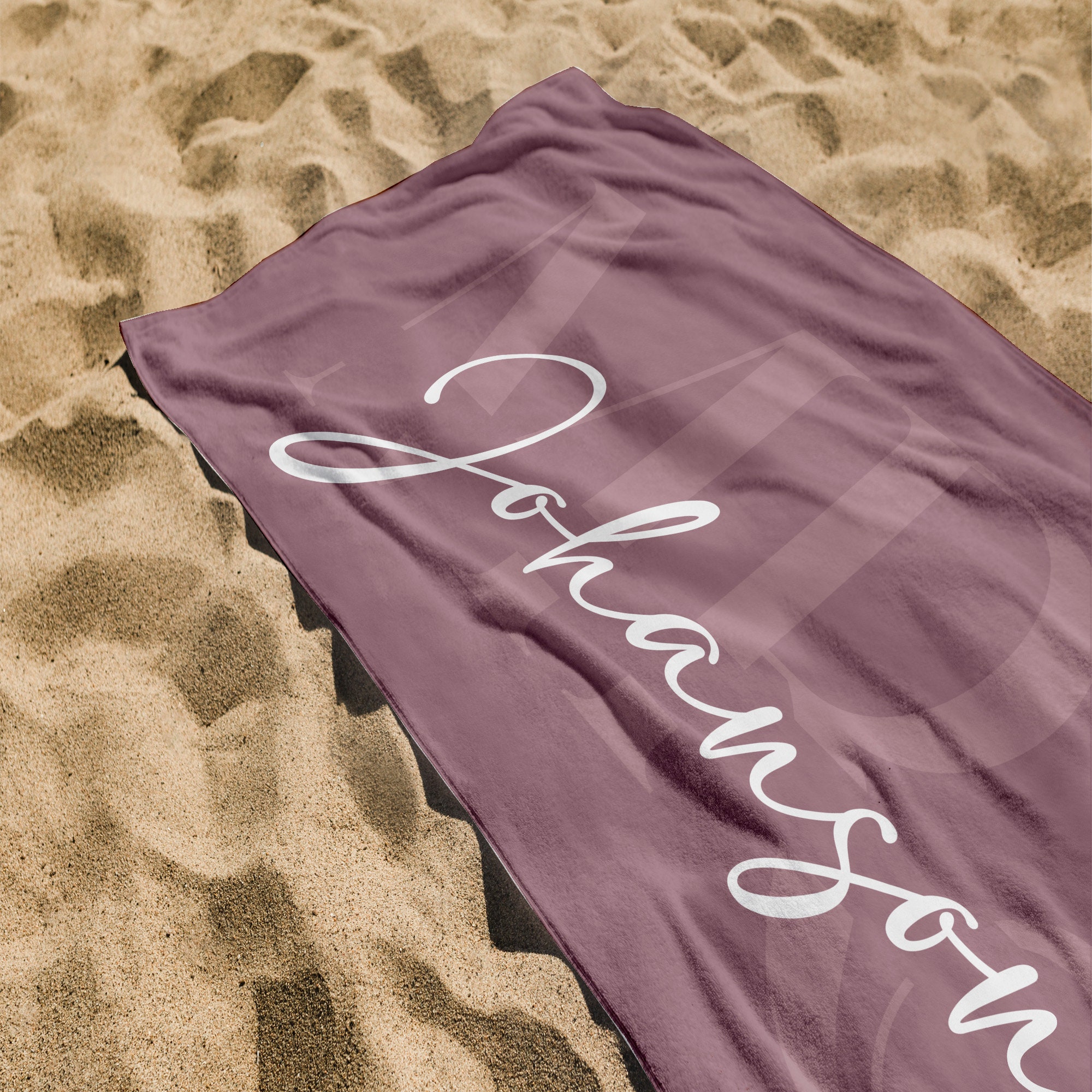 Personalized Couple Beach Towels for Unique & Love | JNSTowel05