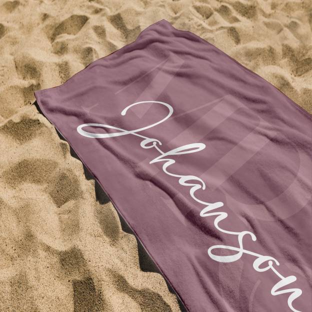 Personalized Couple Beach Towels for Unique & Love | JNSTowel05