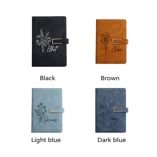 Personalized Name Leather Journal Notebook for Unique & Love | JNSDec145
