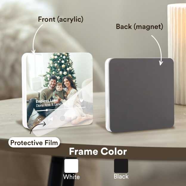 Personalized Photo Music Fridge Magnet for Unique & Love | JNSDec131