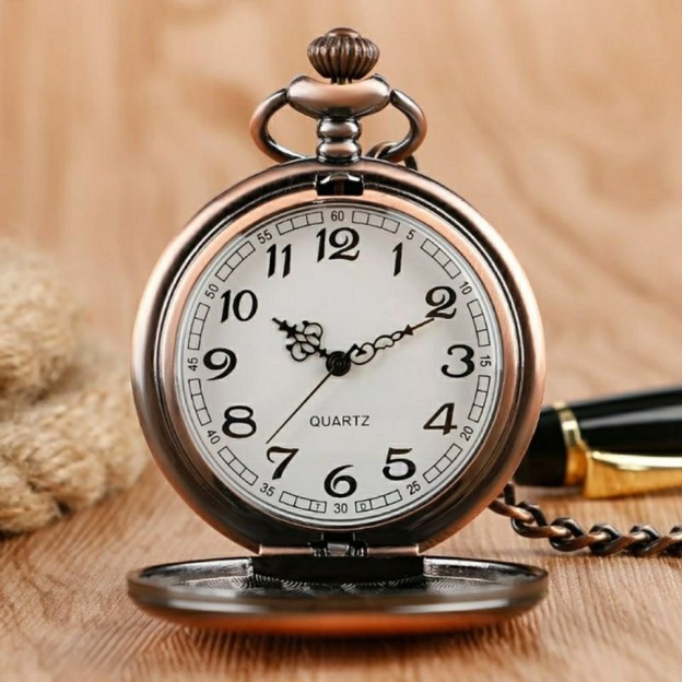 Personalized Monogram Engraved Pocket Watch | JNSDec104