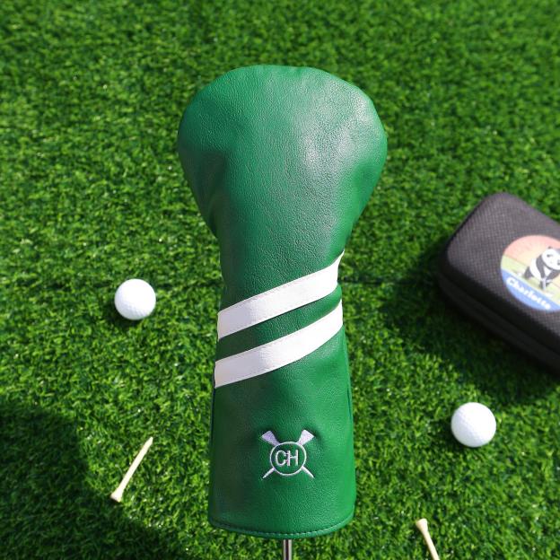 Personalized Monogram Embroidered Golf Club Leather Headcover for Unique & Love | JNSBag125