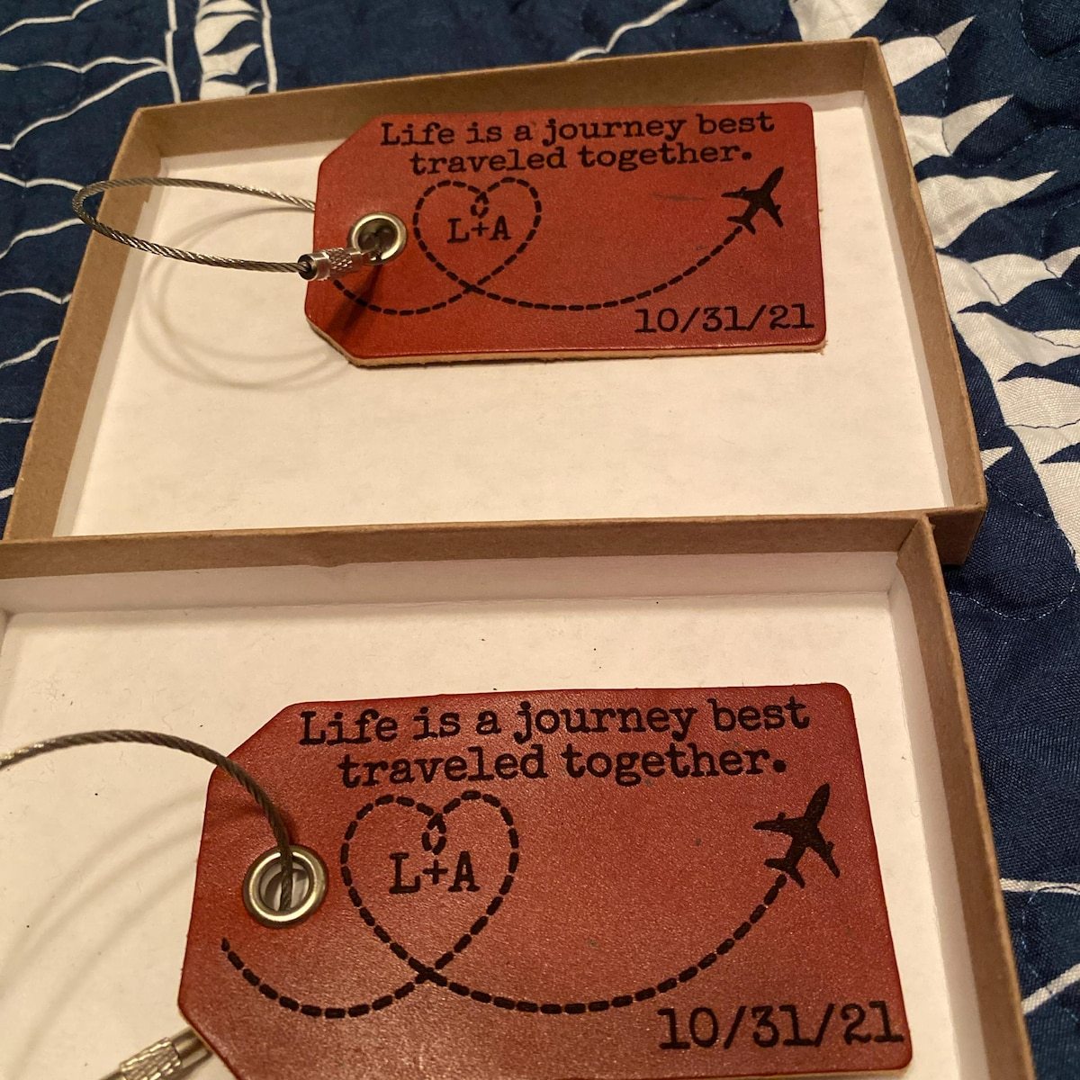 Personalized Leather Luggage Tag for Unique & Love | JNSDec113