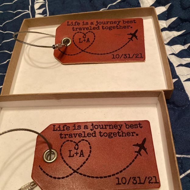 Personalized Leather Luggage Tag for Unique & Love | JNSDec113