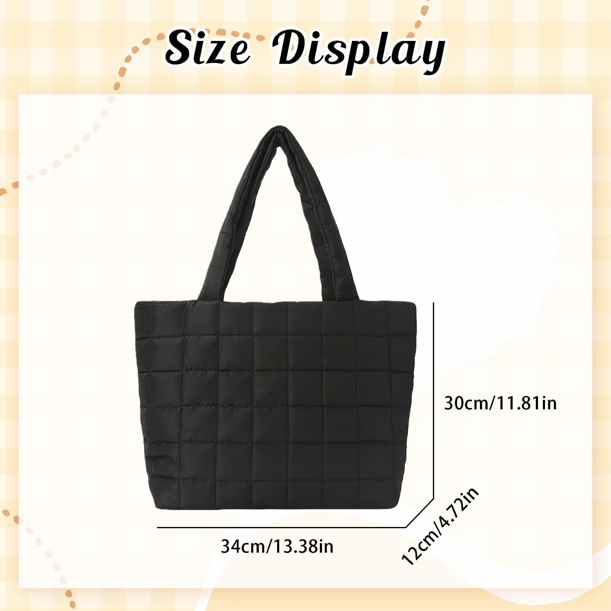 Personalized Hand Embroidered Quilted Nylon Tote Bag for Unique & Love | JNSBag120