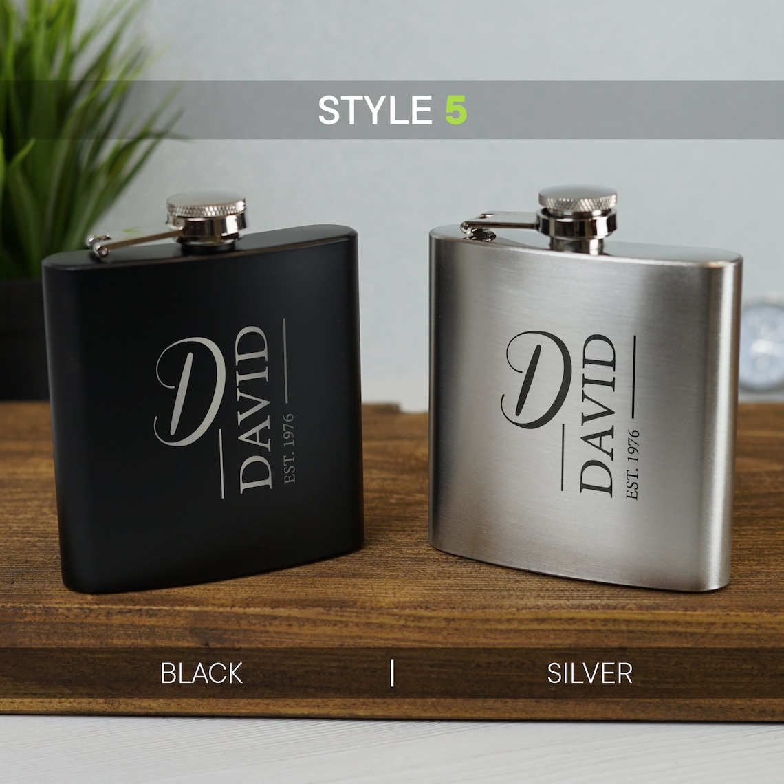 Personalized Engraved Hip Flask for Unique & Love | JNSDec24